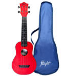 MSA Flight TUS-35 RD - piros színű szoprán utazó ukulele