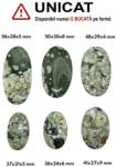  Cabochon Riolit Forma de Oval - 36-56 x 21-30 x 4-8 mm