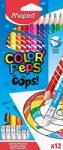 Maped Creioane colorate Color Peps Oops cu guma 12 culori/set Maped 832812 (832812)
