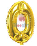 Balloons4party Balon folie cifra 0 auriu 40cm