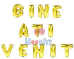 Balloons4party Set baloane folie Bine ati venit auriu 40cm