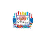Balloons4party Balon folie mini figurina Happy Birthday 25cm