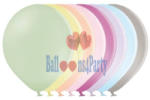 Belbal Set 100 baloane latex macaron asortate 23cm