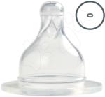 Beaba Suzetă pentru biberon cu gât larg Beaba din silicon de la 0-6 luni 2 bucăţi (BE911657)