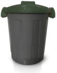 Mobil Plastic Műanyag konténer Carlson szelektív hulladékgyűjtésre, űrtartalma 25 l, szürke/zöld
