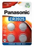 Panasonic CR2025EL/4B lítium gombelem (4db / bliszter) (CR-2025EL/4B)