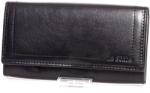 La Scala fekete női bőr pénztárca (ABA05 BLACK)