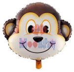 Balloons4party Balon folie cap de Maimuta 45cm