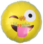 Grabo Balon folie Emoji scoate limba 45cm - articole-petreceri - 4,99 RON