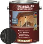 Hornbach Lazură pentru lemn 3 în 1 Super Holzlasur antracit 2, 5 l