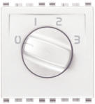 Vimar Intrerupator modular rotativ pentru control ventilatie alb Vimar Eikon (VIM-20096.B)