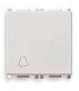 Vimar Intrerupator modular cu revenire cu simbol clopotel 2M 10A VIMAR PLANA alb (VIM-14008.2.C)