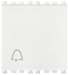 Vimar Intrerupator modular cu revenire 10A cu simbol clopotel 2 module Vimar Arke alb (VIM-19008.2.C.B)