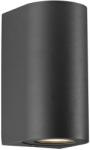 Nordlux Canto Maxi 2 kültéri fali lámpa, fekete, GU10, max. 2X28W, 49721003 (49721003)