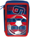 PASO Penar școlar Paso Football - Cu doua compartimente (18-022FL/BW) Penar