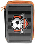 PASO Penar școlar Paso Football - Cu 3 compartimente (18-023FB/BW) Penar