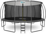INLEA ULTIMATE Jump Trambulin belső védőhálóval 500 cm - szürke (IN01-0027) - inlea