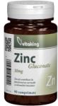 Vitaking Gluconat de zinc 25 mg, 90 cpr, Vitaking