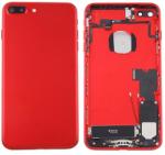  tel-szalk-152772 Apple iPhone 7 Plus piros KOMPLETT akkufedél, hátlap, hátlapi kamera lencse stb (tel-szalk-152772)