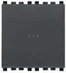 Vimar Intrerupator modular axial cap-scara 16A 2M VIMAR Eikon antracit (VIM-20105.2)