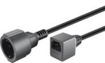  Cablu prelungitor pentru UPS C14 la Schuko siguranta 10A 1.5m, 55528 (PPU1-02)