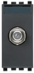 Vimar Priza modulara TV de tip F 1 modul Vimar Eikon antracit (VIM-20318)