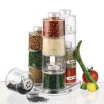 Item Product Set recipiente condimente Spice Tower Carousel, 12 piese Solnita condimente