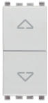 Vimar Intrerupator modular cu 2 butoane 2P 10A 1M VIMAR Eikon gri (VIM-20060.N)