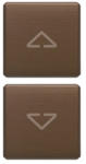 Vimar 2 butoane cu simbol sageti VIMAR Eikon Exe Flat bronz (VIM-22751.2.12)
