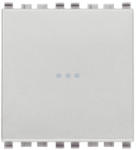 Vimar Intrerupator modular axial cap-cruce 2M 16A VIMAR Eikon gri (VIM-20113.2.N)