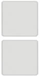 Vimar 2 butoane fara simbol VIMAR Eikon Exe Flat alb (VIM-22751.0.01)