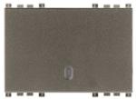 Vimar Tasta intrerupator 3 module Vimar Arke metal (VIM-19023.M)