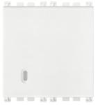 Vimar Intrerupator modular cu revenire 10A 2M VIMAR Arke alb (VIM-19008.2.B)