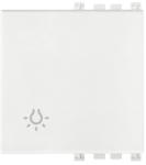 Vimar Tasta intrerupator simbol bec 2 module Vimar Arke alb (VIM-19022.L.B)