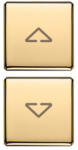 Vimar 2 butoane cu simbol sageti VIMAR Eikon Exe Flat auriu (VIM-22751.2.82)