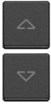 Vimar 2 butoane cu simbol sageti VIMAR Eikon Exe Flat gri (VIM-22751.2.03)