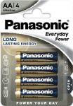 Panasonic Everyday Power AA ceruza 1.5V szupertartós alkáli elemcsomag 4db (LR6EPS-4BP) (6LR61APB-1BP)
