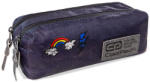 COOLPACK Penar scolar dreptunghiular Cool Pack Edge - Sparkling Badges, Jeans, cu 2 fermoare (B69086) Penar