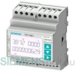Siemens 7KT1664 SENTRON 7KT PAC1600 fogyasztásmérő, LCD, 230 V, 5 A, 3-fázis, M-bus + MID, kalapsínre