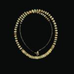  Colier Opal de Foc Natural Disc 6-11 x 5-8 mm - Accesorii Gold Filled