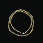  Colier Opal de Foc Natural Oval 5-9 x 4-6 mm - Accesorii Gold Filled - Argint 925