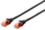 ASSMANN Premium CAT 6 UTP patch cable, Length 2, 0 m, Color black (DK-1612-020/BL) - vexio