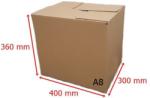 Fiorex Kartondoboz, A8, 400x300x360 mm TF doboz