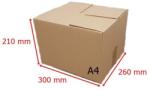 Fiorex Kartondoboz, A4, 300x260x210 mm TF doboz