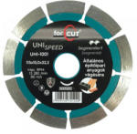 FORCUT For Cut Uni Speed gyémánt vágókorong 115mm szegmenses UNI-1001 (FLEX-701220)
