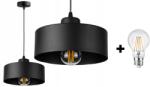 Glimex Függőlámpa fekete fém búrával | Loft - Industrial | Glimex Lavor Med 1xE27 GNL61C (GNL61C)