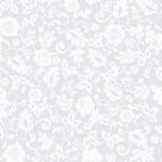 Gekkofix Üvegfólia, ablakfólia - Anna White, virágmintás (45 cm szélesség, öntapadós) (56256)