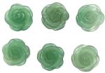  Aventurin Floare 8, 10, 12, 14 mm - cu Gaura - Margele Pietre Semipretioase - 1 Buc