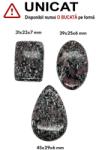  Cabochon Spinel in Matrice Forma de Oval - Picatura - Dreptunghi - 31-42 x 23-29 x 6-7 mm