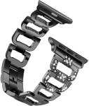 AFM Bratara Apple Watch 3 Watch 4 38 40mm Diamond steel Black (8811535288)
